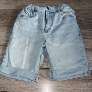 Light Blue Denim Shorts